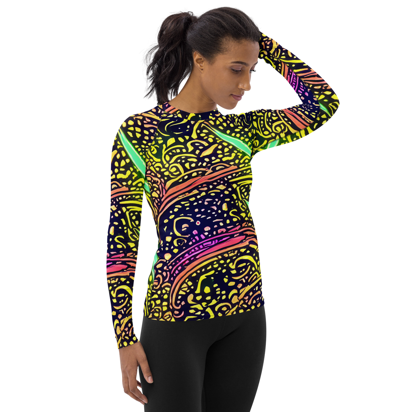 Women's Rash Guard - Isenbrant Illumination