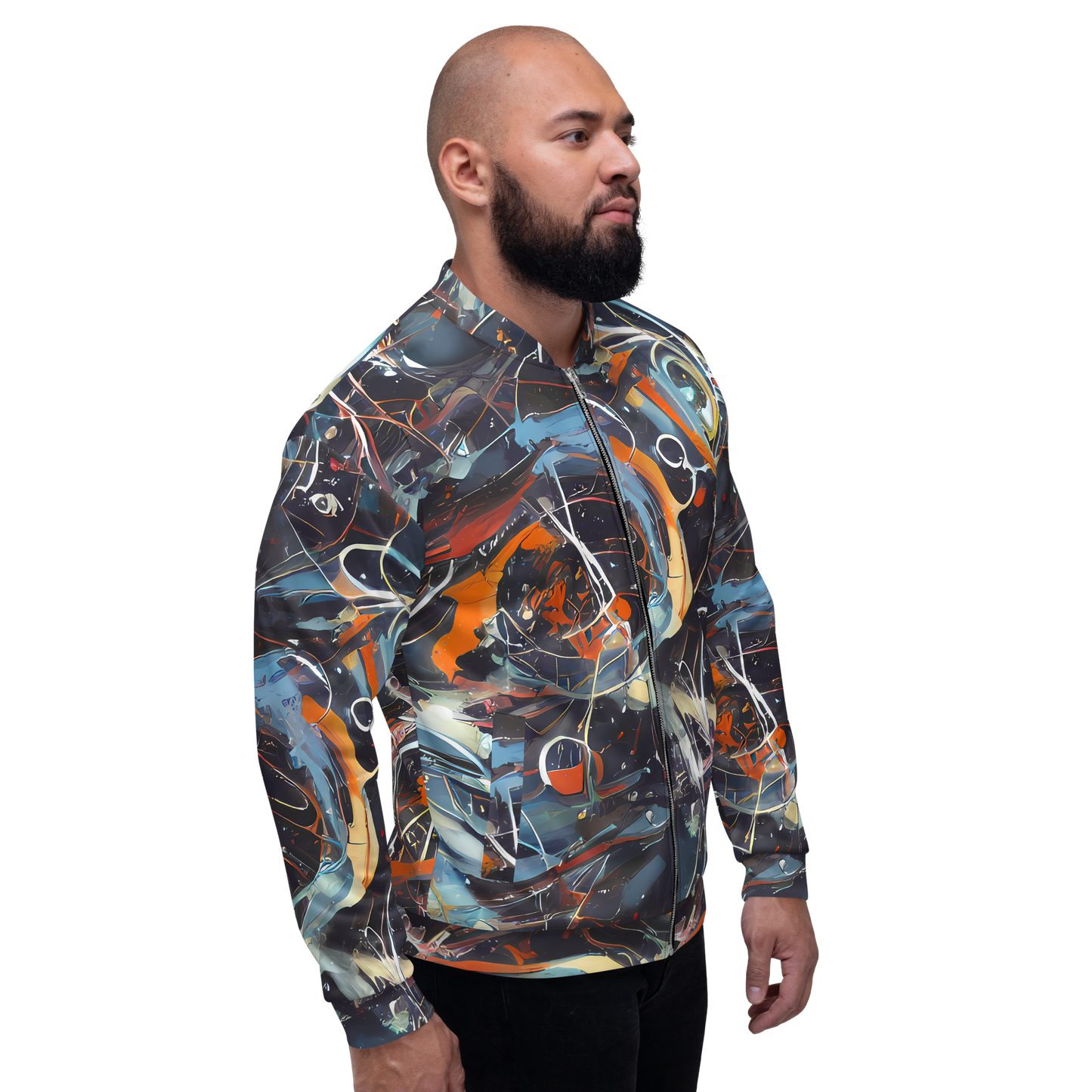 Bomber Jacket - Neo-Splash Labyrinth