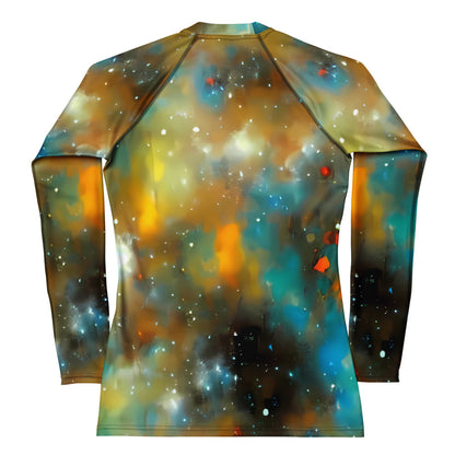 Women's Rash Guard - Abstract Tapestries