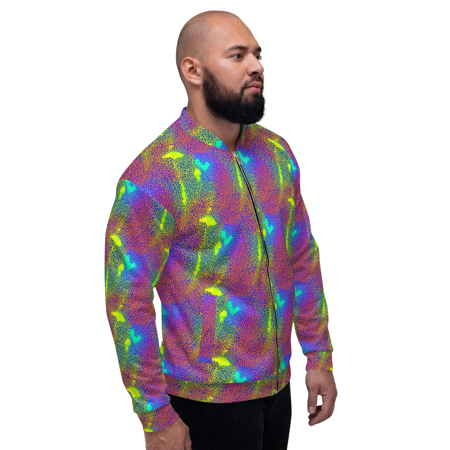 Bomber Jacket - Prismatic Web