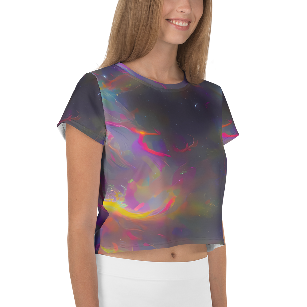 Women's Crop Tee - Etheric Echo