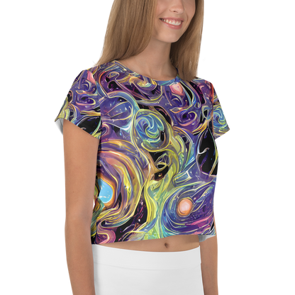 Women's Crop Tee - Lebacq Swirl