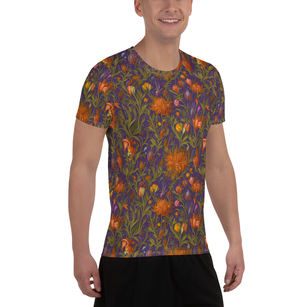 Men's Athletic T-Shirt - Botanical Nebula