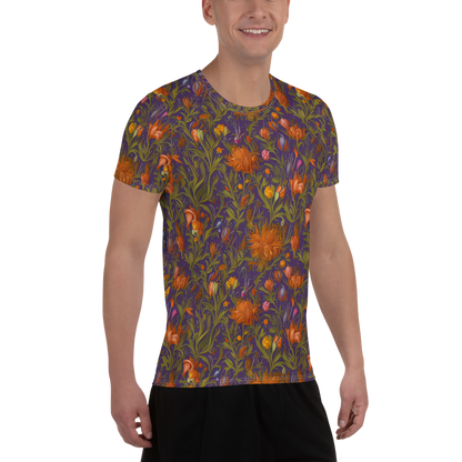 Men's Athletic T-Shirt - Botanical Nebula