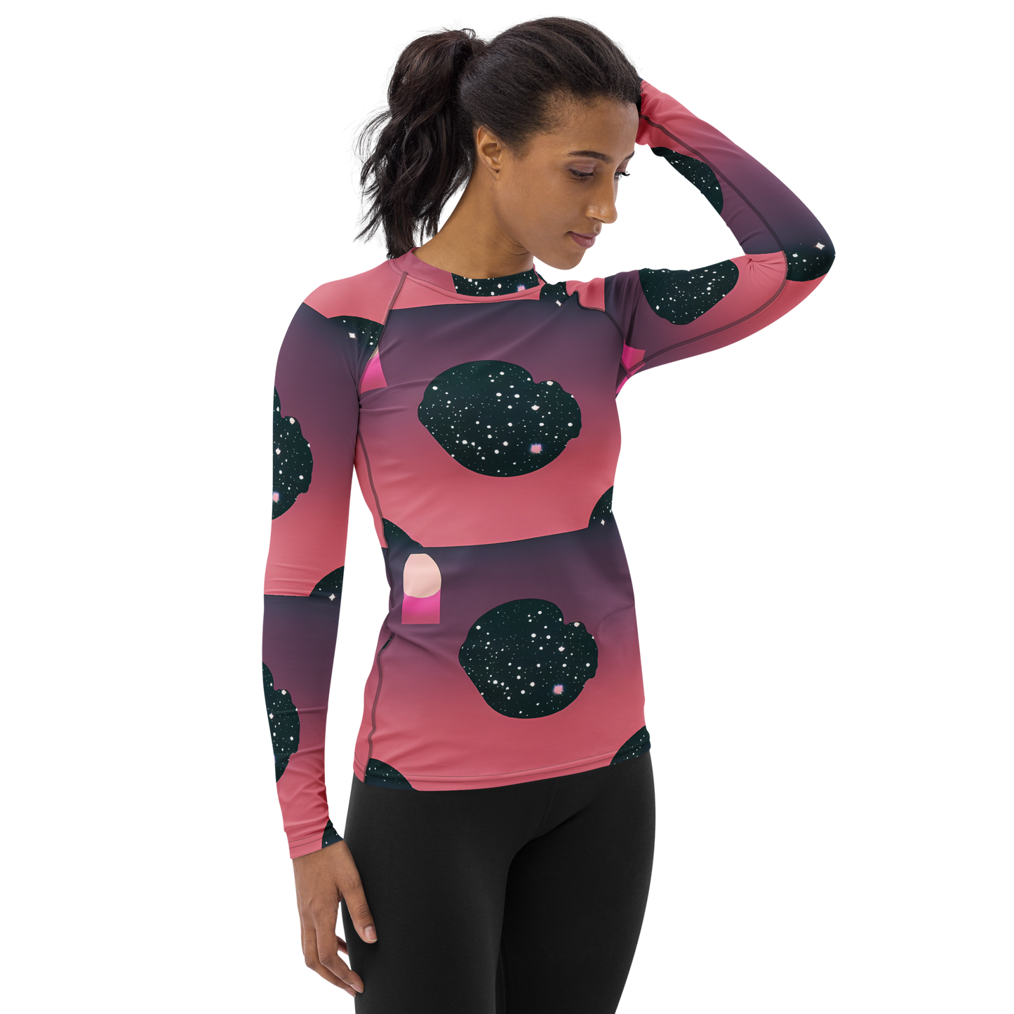 Women's Rash Guard - Dreamscape Horizon