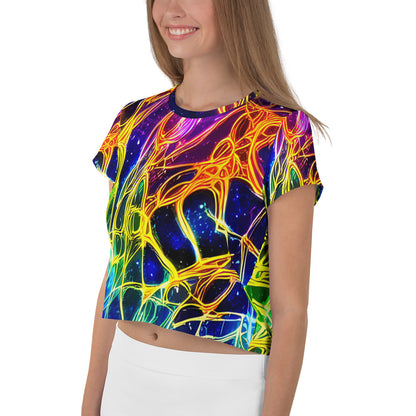 Women's Crop Tee - Dancing in the Ether