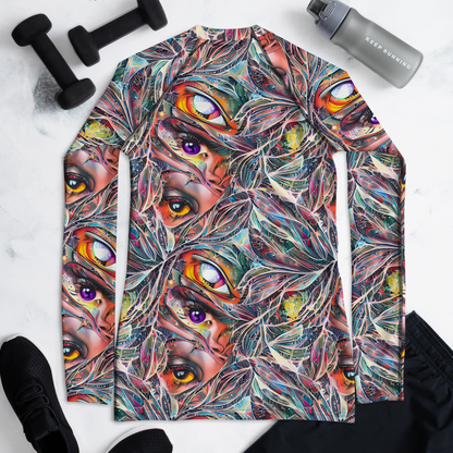 Women's Rash Guard - Prismatic Reverie
