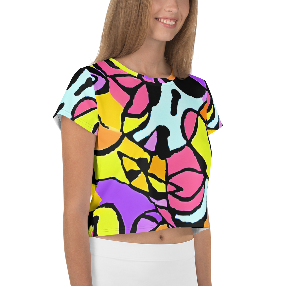 Women's Crop Tee - Spirals of Joy