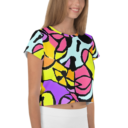 Women's Crop Tee - Spirals of Joy