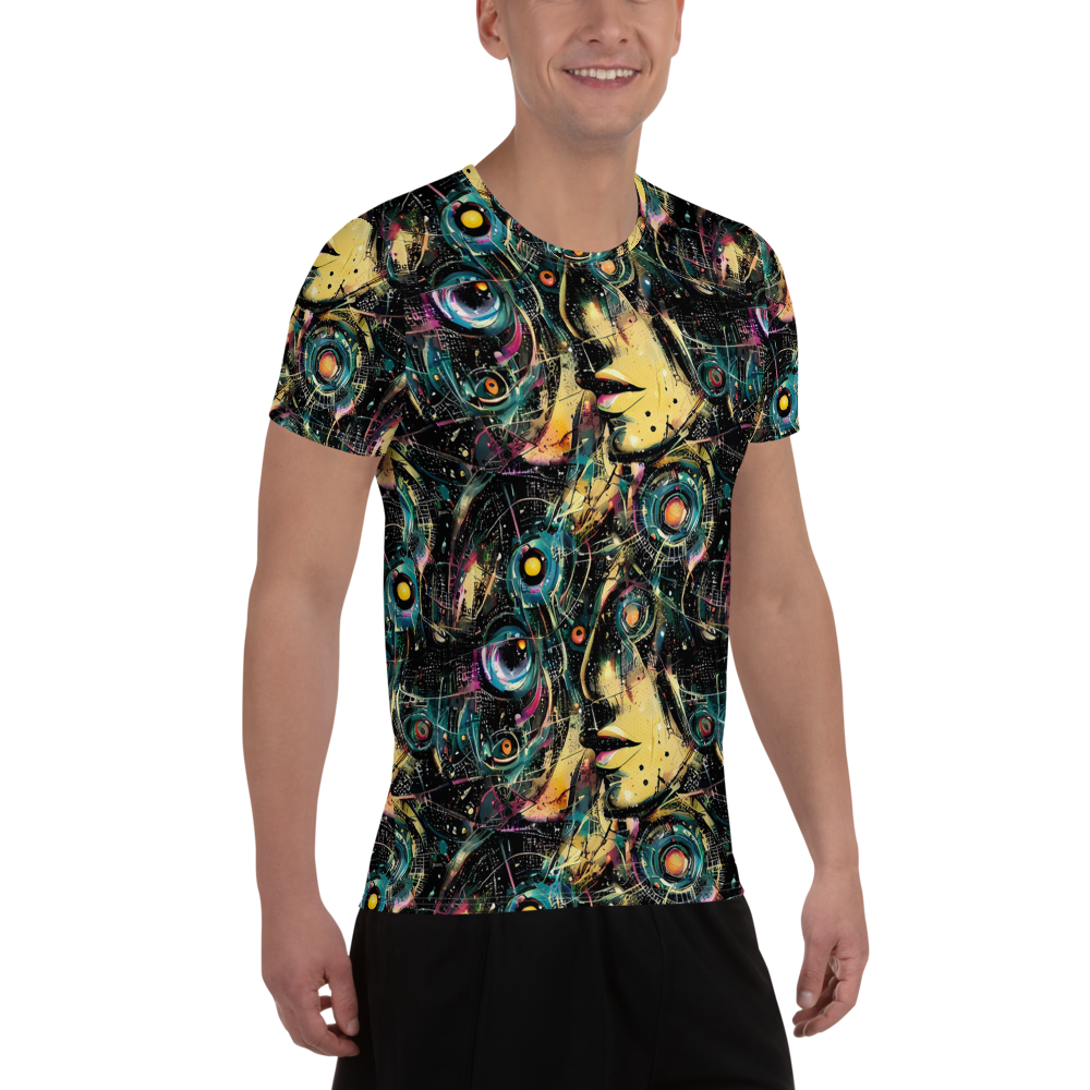 Men's Athletic T-Shirt - Celestial Echoes