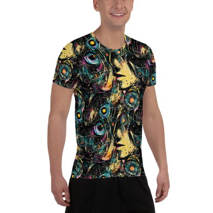 Men's Athletic T-Shirt - Celestial Echoes