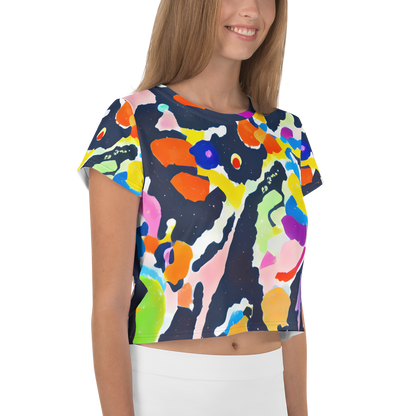 Women's Crop Tee - Kaleido Burst