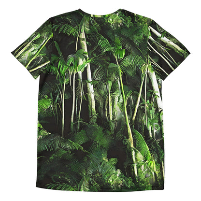 Men's Athletic T-Shirt - Emerald Canopy