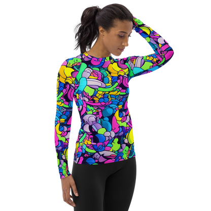 Women's Rash Guard - Radiant Revelation