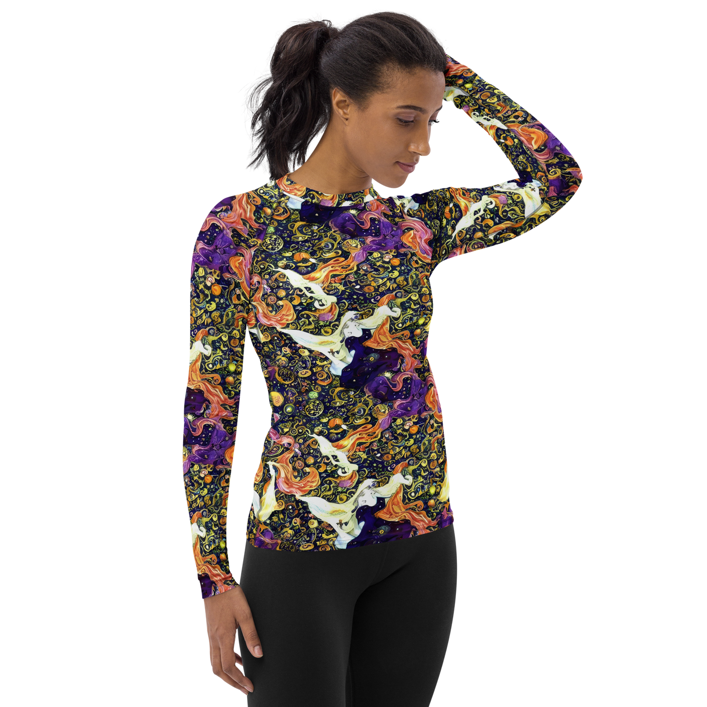 Women's Rash Guard - Ethereal Waltz