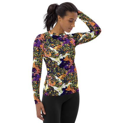 Women's Rash Guard - Ethereal Waltz