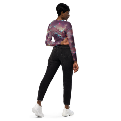 Long Sleeve Crop Top - Astral Illusions