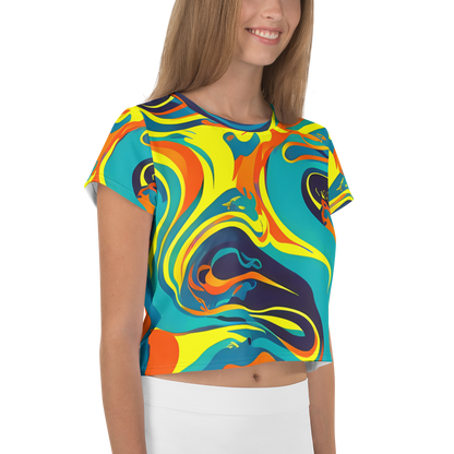 Women's Crop Tee - Mythic Maelstrom