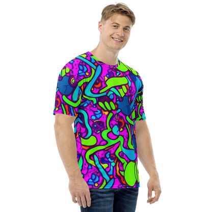 Men's Crew Neck T-Shirt - Funky Vortex