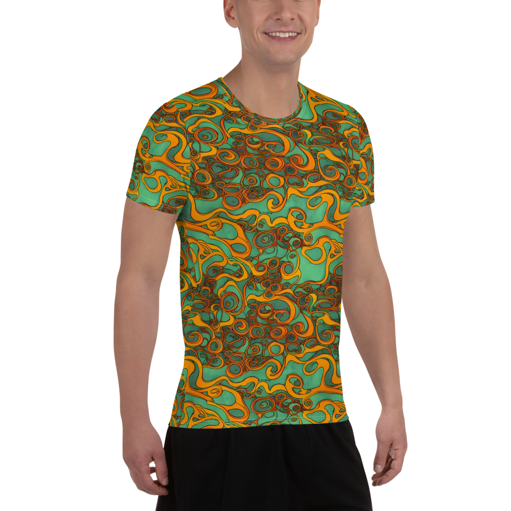 Men's Athletic T-Shirt - Nebula Nodes