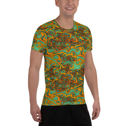 Men's Athletic T-Shirt - Nebula Nodes