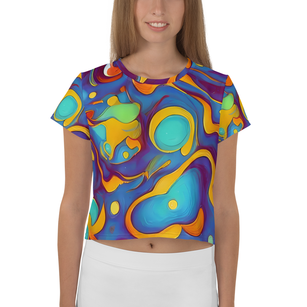 Women's Crop Tee - Pelton Swirl