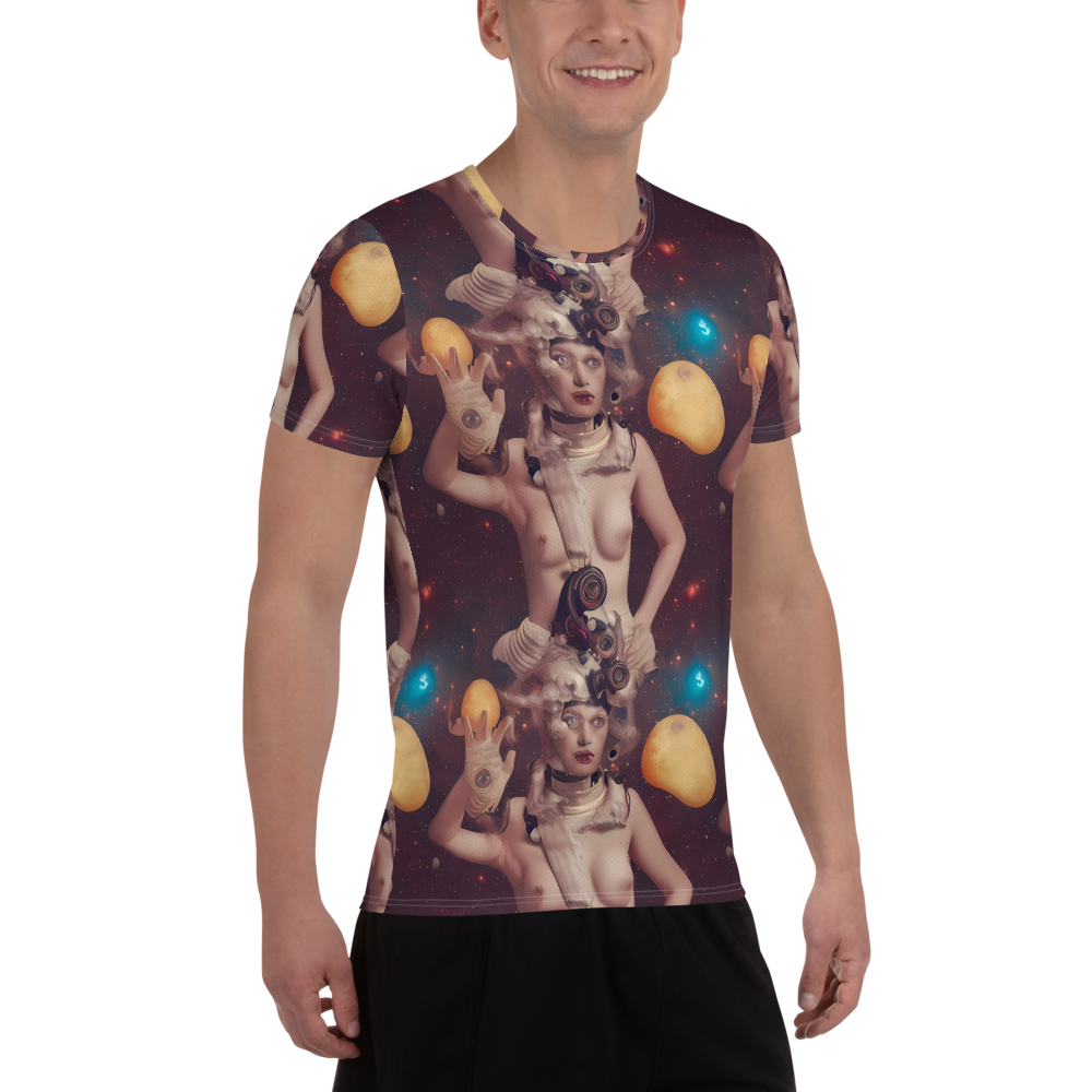 Men's Athletic T-Shirt - Nebula Siren