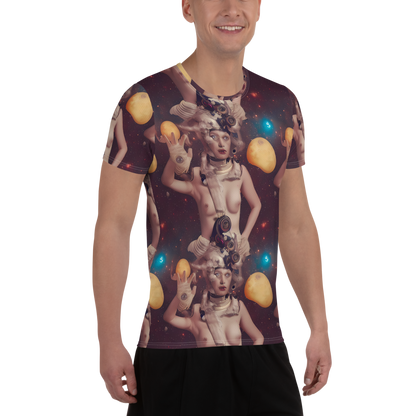 Men's Athletic T-Shirt - Nebula Siren