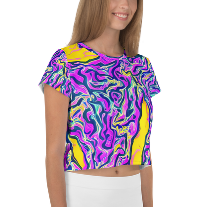 Women's Crop Tee - Zenith Waves