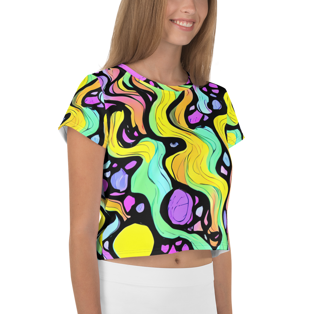 Women's Crop Tee - Sillman Swirl