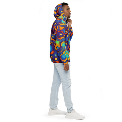 Men's Windbreaker - Pelton Swirl