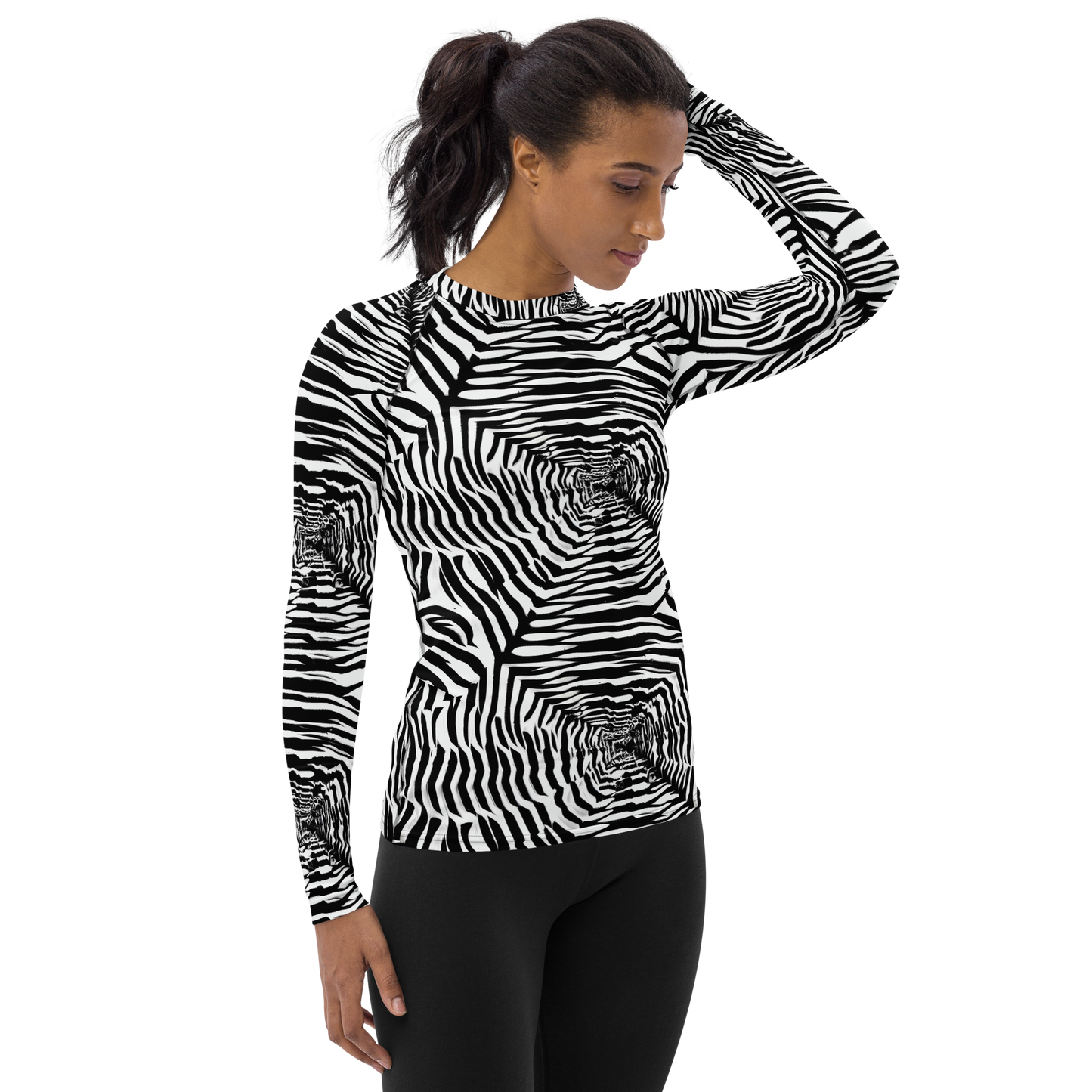 Women's Rash Guard - Shadowed Illusions
