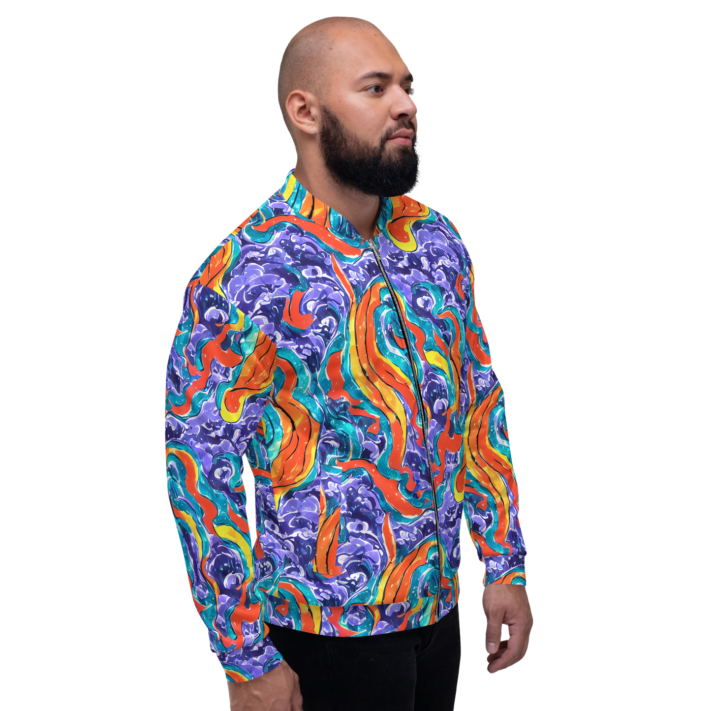 Bomber Jacket - Galactic Waves