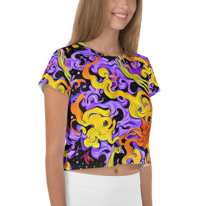 Women's Crop Tee - Bosschaert Swirl