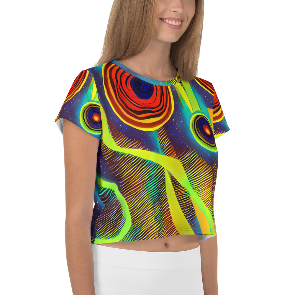 Women's Crop Tee - Galactic Pulse