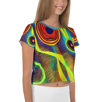 Women's Crop Tee - Galactic Pulse