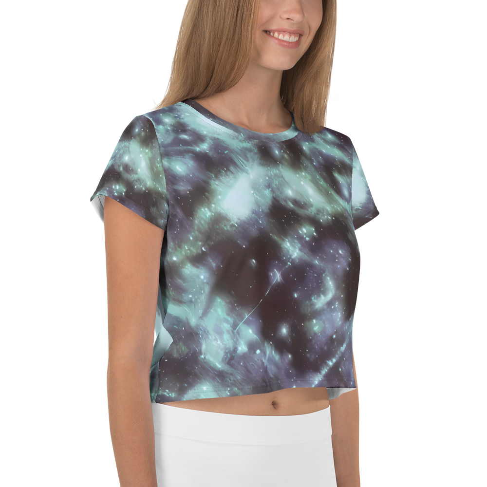 Women's Crop Tee - Roversi Nebula