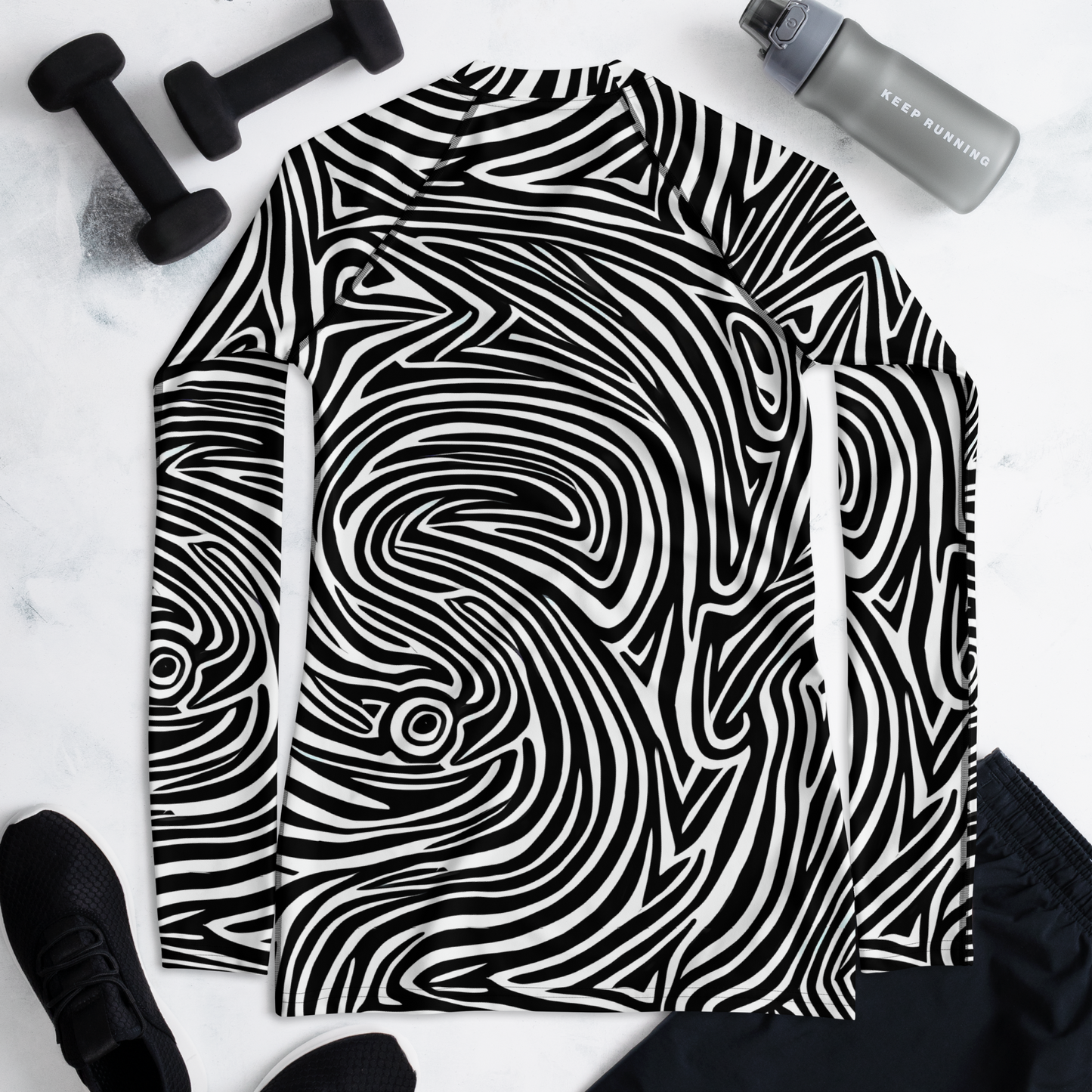 Women's Rash Guard - Vortex Veins