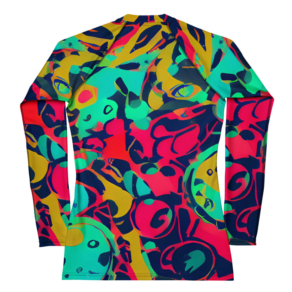 Women's Rash Guard - Gottlieb Galaxy