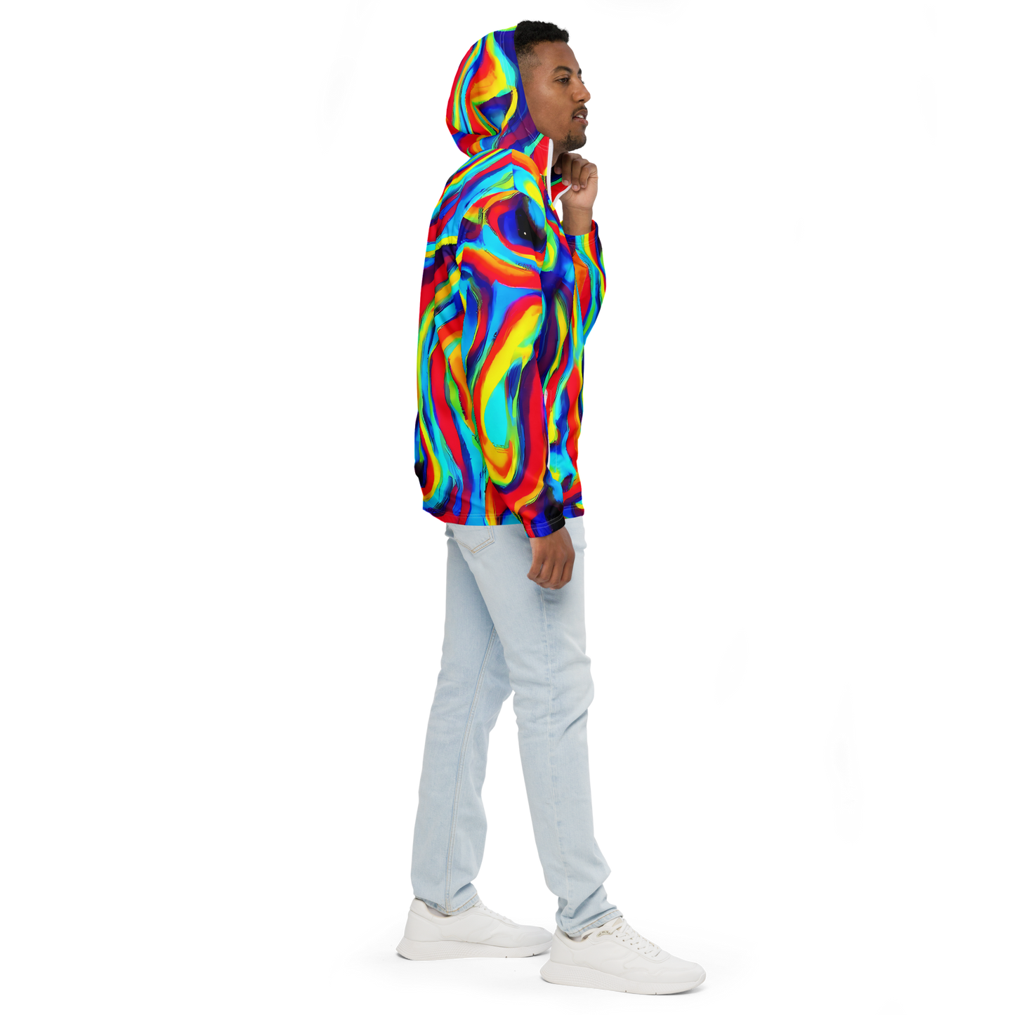 Men's Windbreaker - Stael Swirls