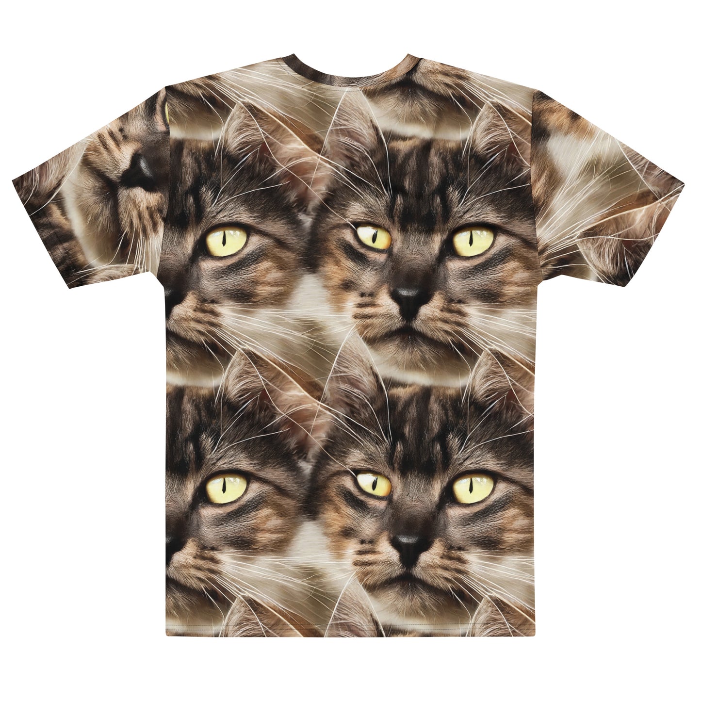 Men's Crew Neck T-Shirt - Feline Reverie