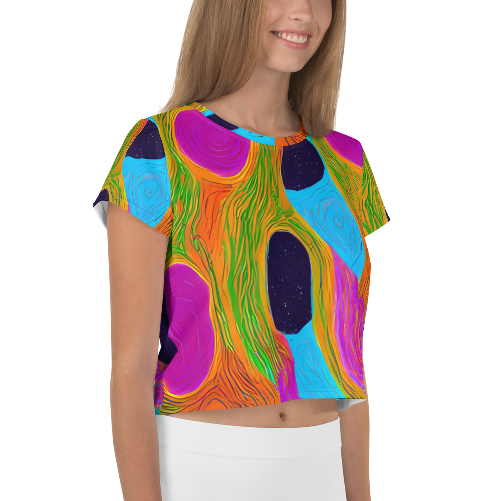 Women's Crop Tee - Galactic Harmony