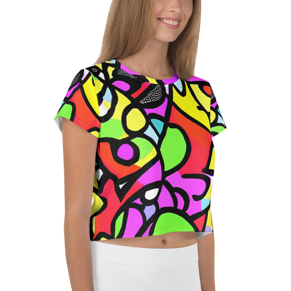 Women's Crop Tee - Vivid Serenade