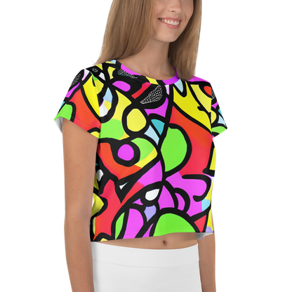 Women's Crop Tee - Vivid Serenade