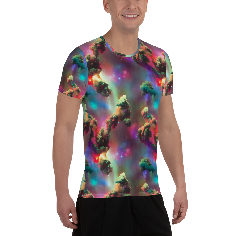 Men's Athletic T-Shirt - Nebula Dreams