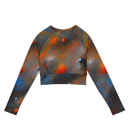 Long Sleeve Crop Top - Inferno Ballet