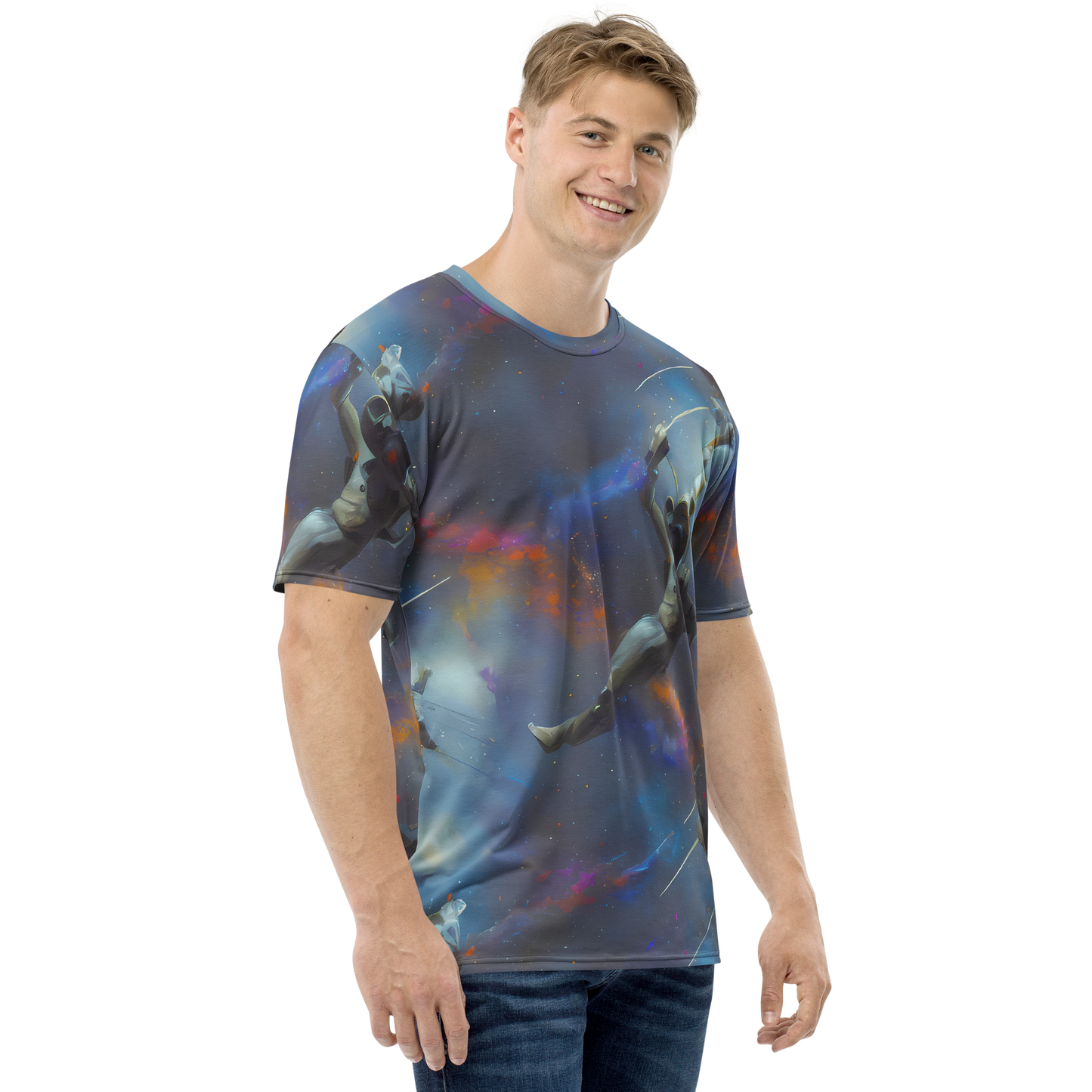 Men's Crew Neck T-Shirt - Gravity's Palette