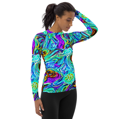 Women's Rash Guard - Mystic Iridescence