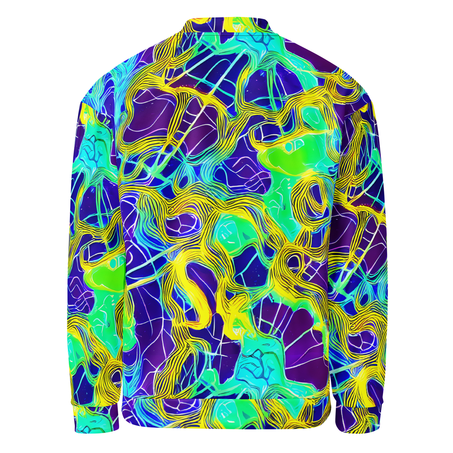 Bomber Jacket - Neon Jungle Rhapsody