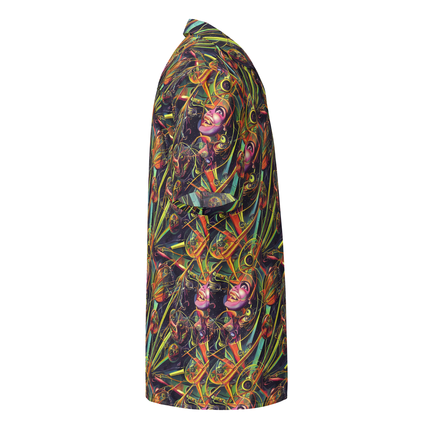 Button Shirt - Psychedelic Deep Space